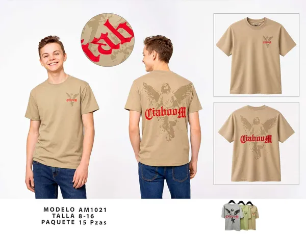 Playera estampada para niño