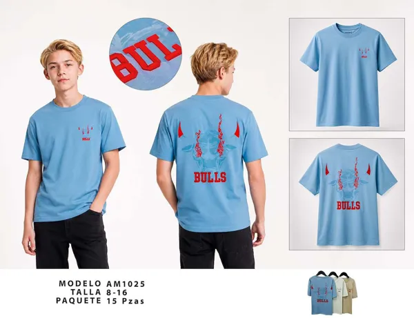 Playera estampada para niño