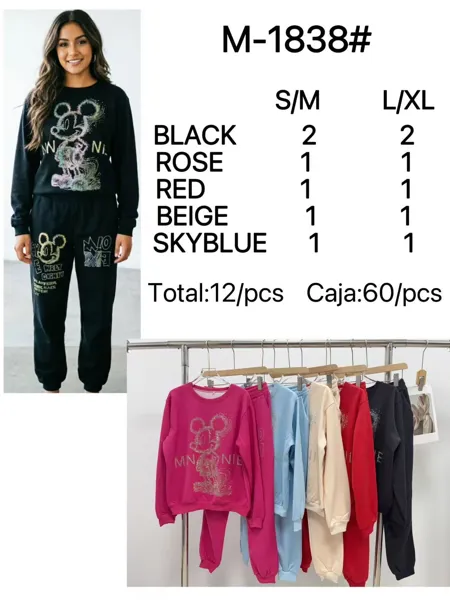 Conjunto de Sudadera y Pantalón de Minnie Mouse