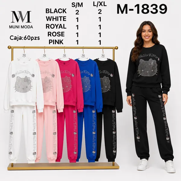 Conjunto de Sudadera y Pantalón Hello Kitty