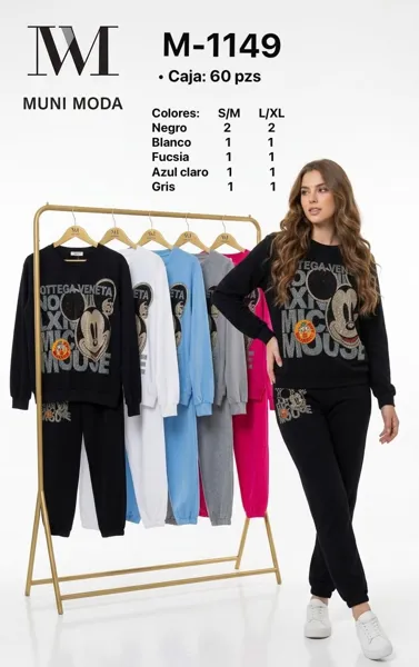 Conjunto de Sudadera y Pantalón Mickey Mouse