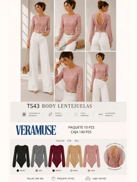 Body Lentejuelas