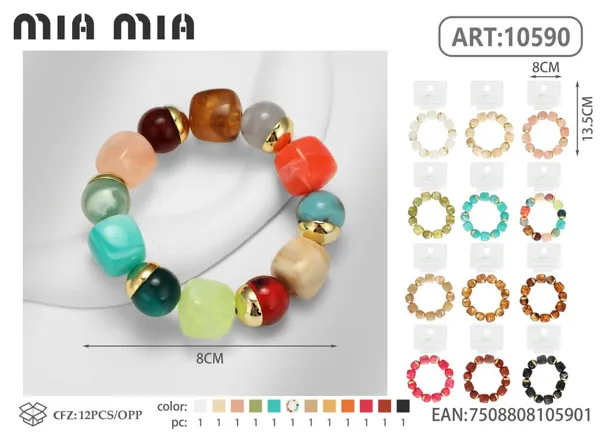 Pulsera de imitación piedra