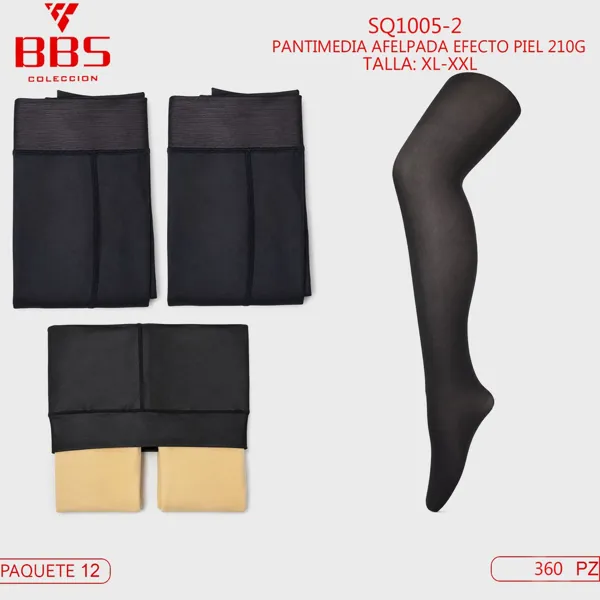 PANTIMEDIA EFECTO PIEL 250G TALLA XL-XXL