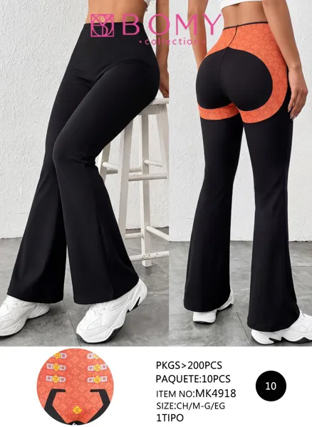Pantalones deportivos acampanados
