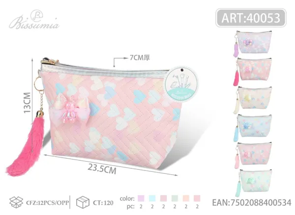 Bolso hexagonal con forma de corazón 23.5*13*7cm