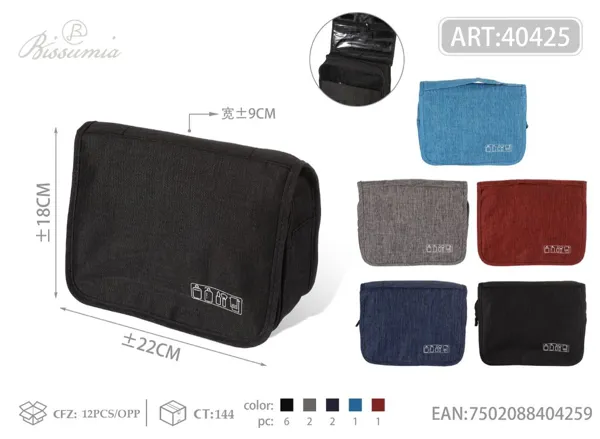 Bolsa de aseo con gancho de catión 9*22*18cm