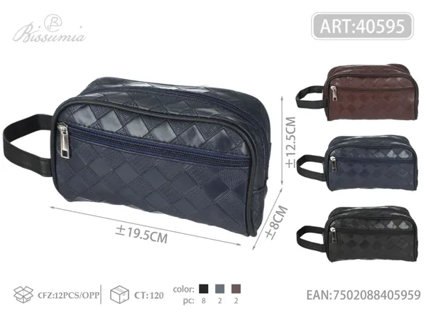 Bolsa de aseo para hombre PU 19.5*12.5*8cm 4#
