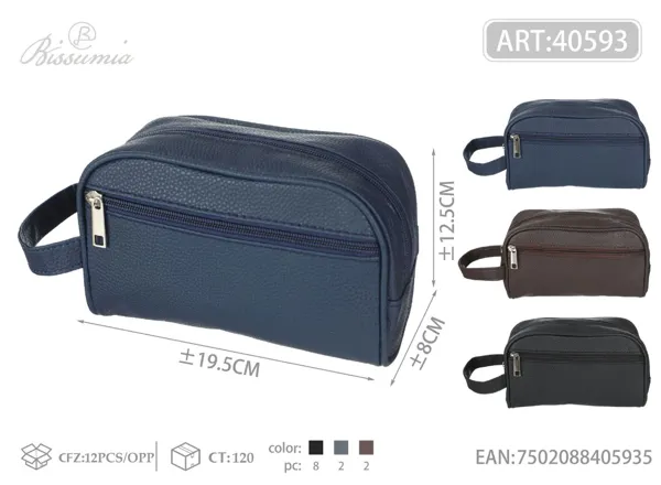 Bolsa de aseo para hombre PU 19.5*12.5*8cm 2#