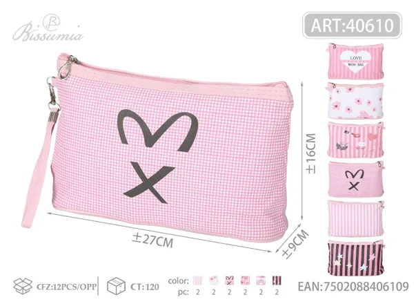 Bolsa de aseo para mujer PU 27*16*9cm