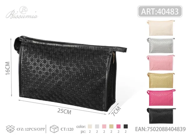 Bolsa de aseo hexagonal para mujer 25*16*7