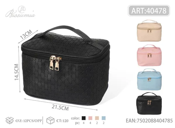 Bolsa de aseo para mujer con asa tamaño M 13*14.5*21.5