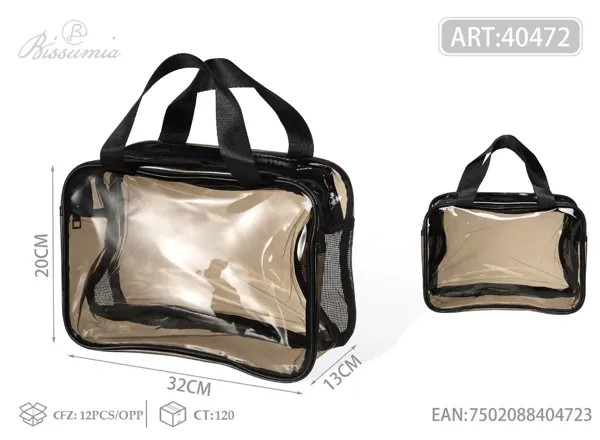 Bolso de aseo con separación de húmedo y seco para mujer 32*20*13