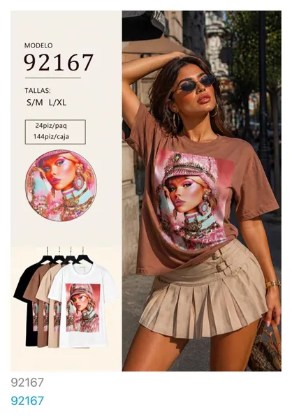 Playera estampada