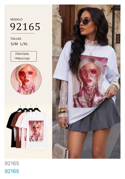 Playera estampada