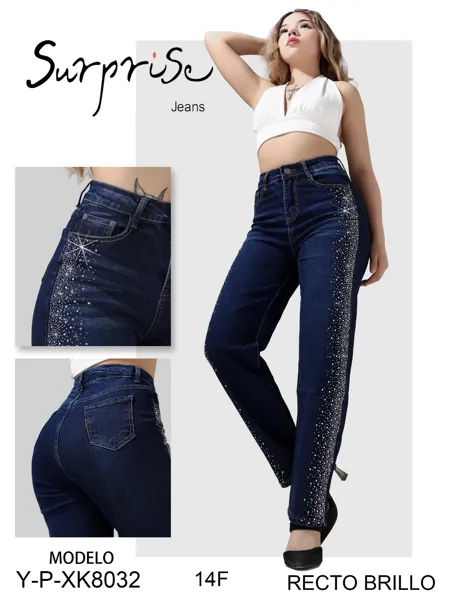 Jeans Recto Brillo