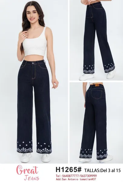 Jeans corte recto
