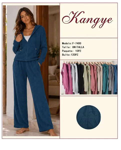 Conjunto de sudadera con capucha y pantalón