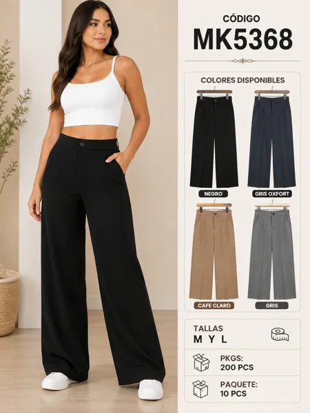 Pantalón de pierna ancha