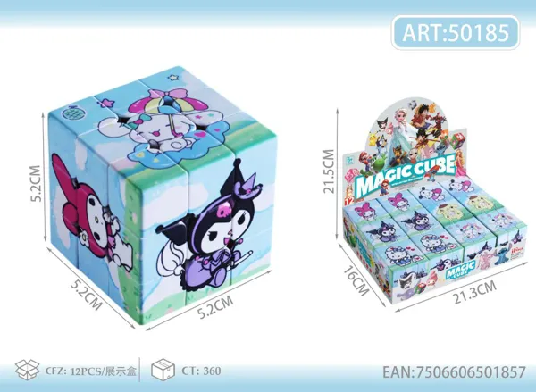 Cubo de Rubik de Sanrio impreso (5.2 cm)