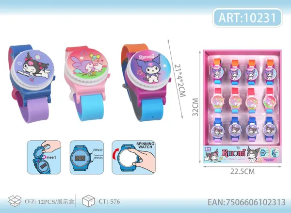 Reloj electrónico infantil de caricatura (modelo 2)