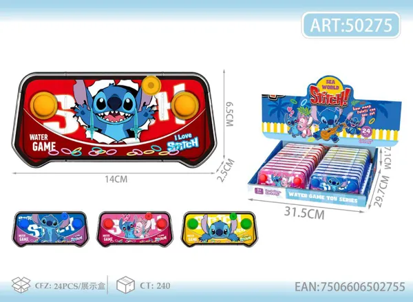 Consola de juego de agua de Stitch