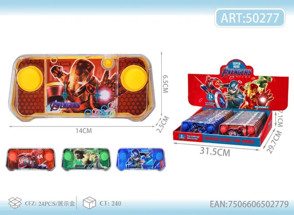Consola de juego de agua de Avengers