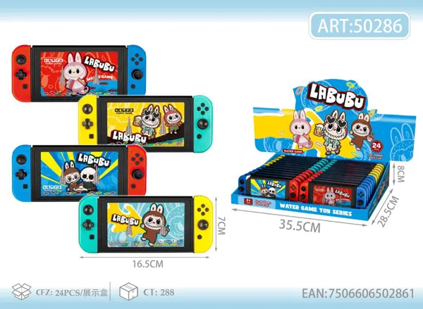 Consola de juego de agua de Labubu