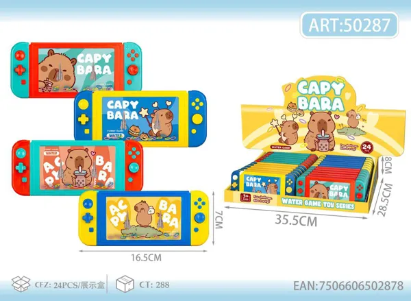 Consola de juego de agua de Capibara