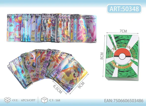 Cartas brillantes láser de Pokémon (en inglés)