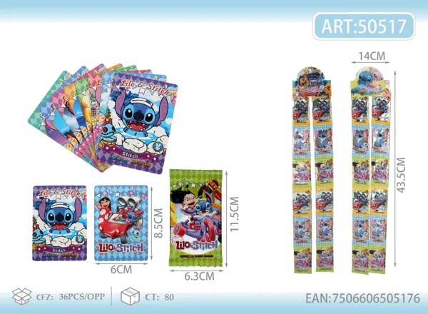 Cartas (blíster) de Stitch