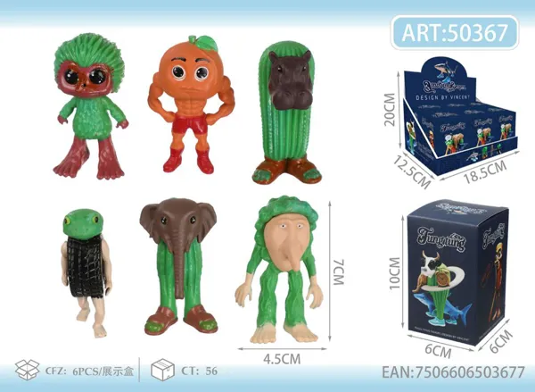 Figuras elásticas Fungurums modelo A (48 g)