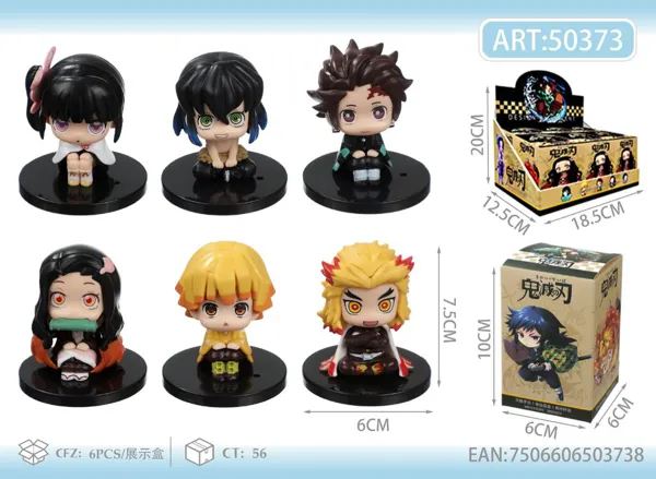 Caja sorpresa de Demon Slayer versión chibi (6ª generación)