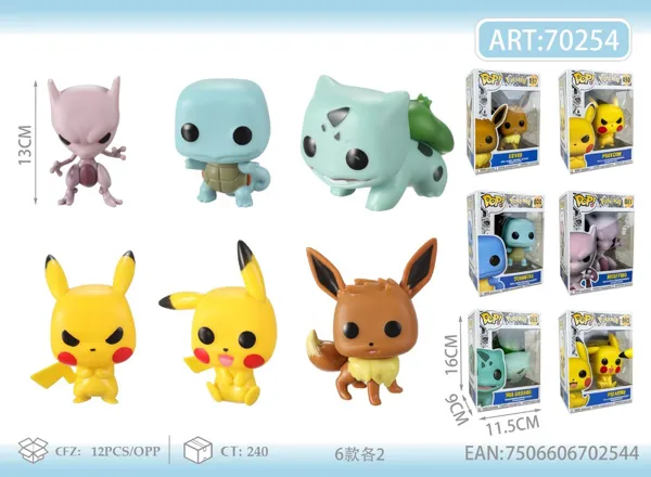 Figura POP de Pokémon (4 pulgadas)