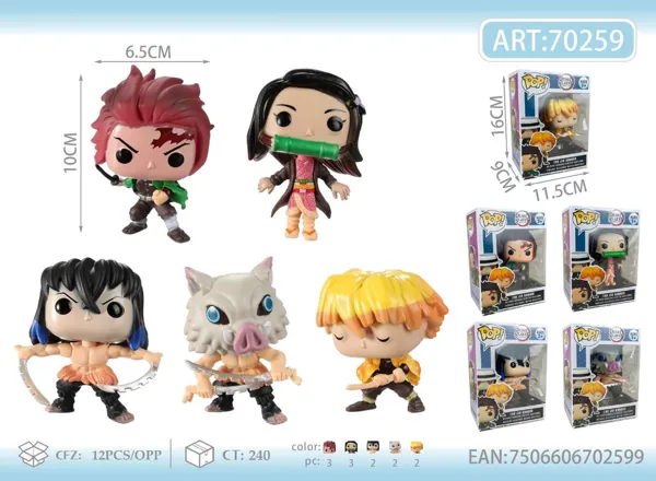 Figura POP de Demon Slayer (4 pulgadas)