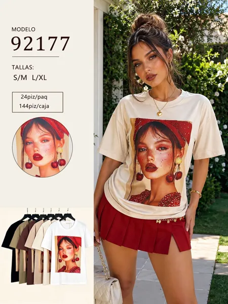 Playera estampada