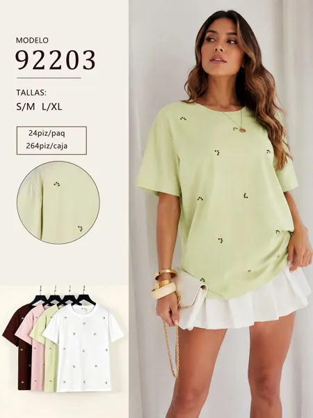 Playera bordada