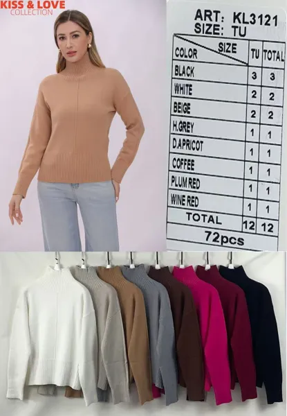 Suéter cuello alto