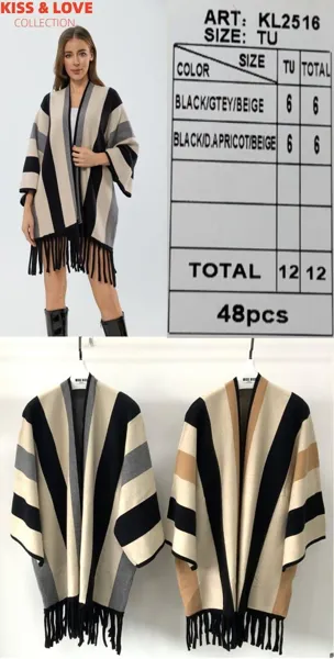 Cardigan con flecos