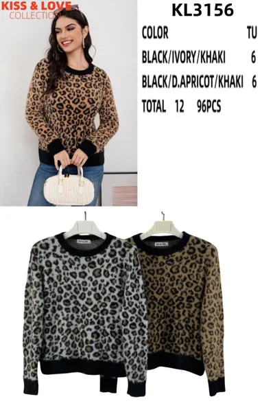 Suéter de leopardo