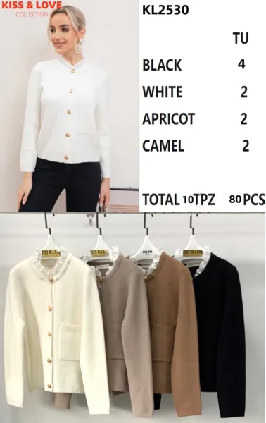 Cardigan con botones