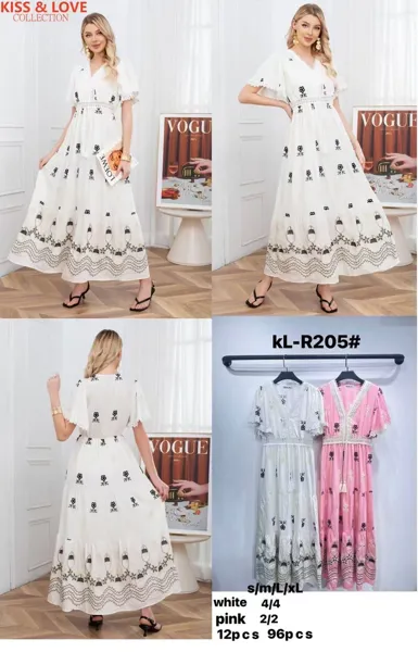 Vestido con bordados