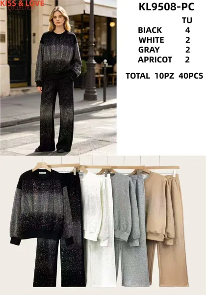 Conjunto con pedrería