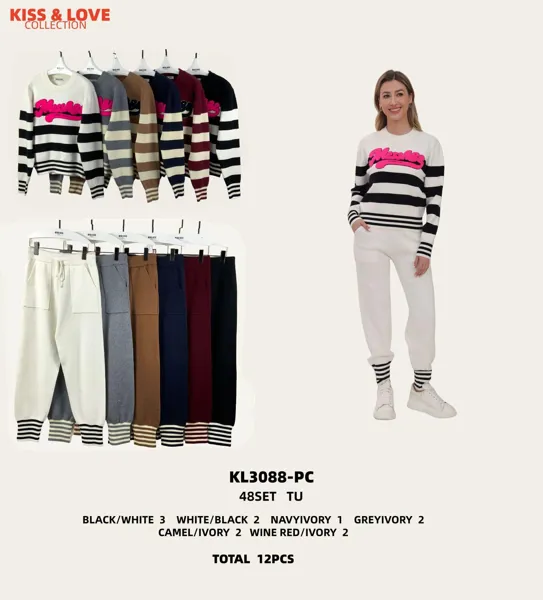 Conjunto de suéter y pantalón