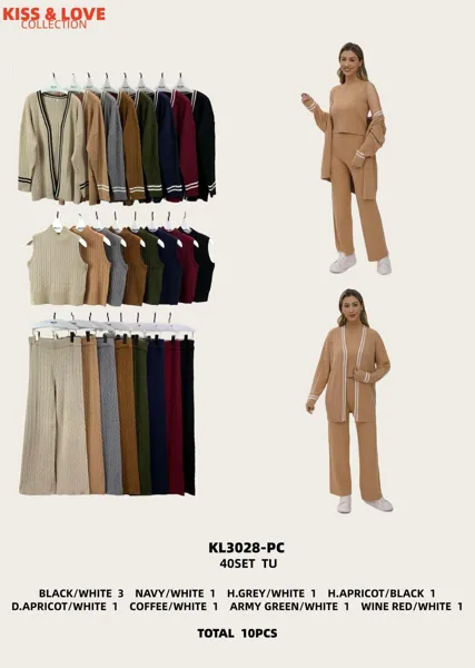 Conjunto de suéter y pantalón