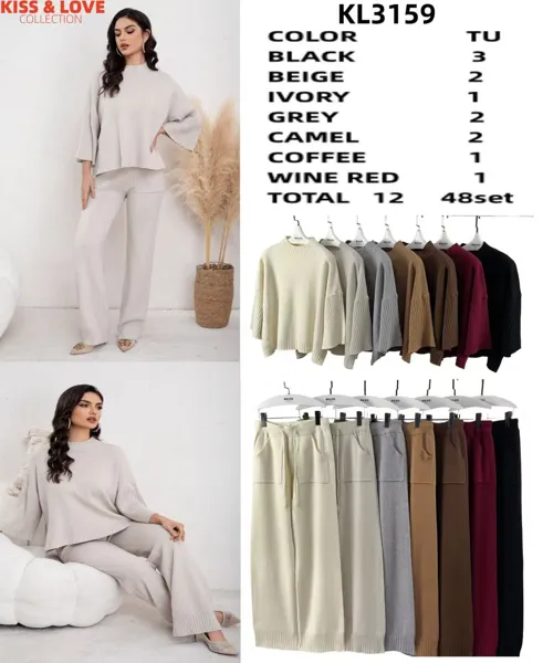 Conjunto de suéter y pantalón