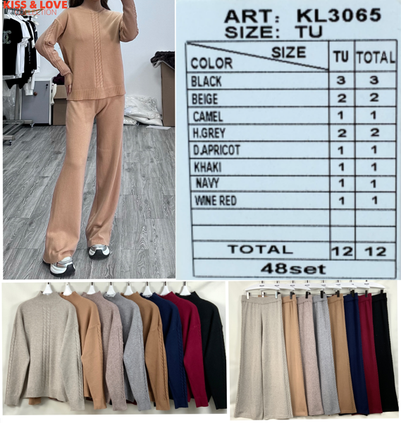 Conjunto de suéter y pantalón