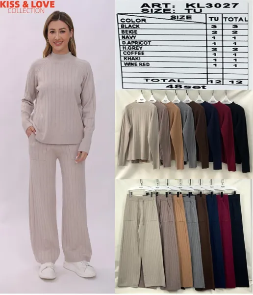 Conjunto de suéter y pantalón