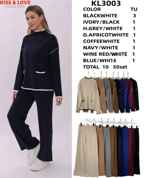 Conjunto de suéter y pantalón
