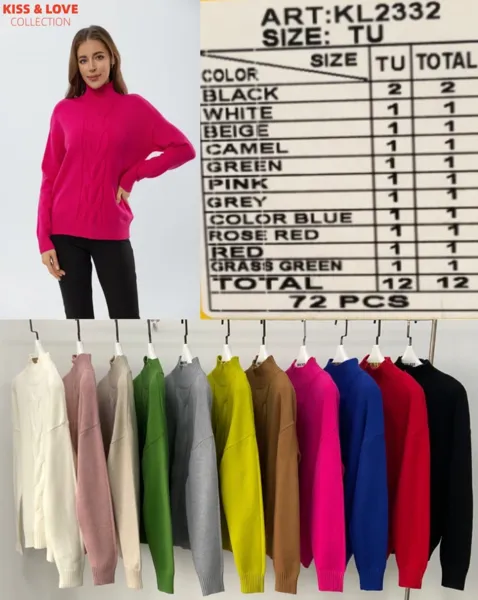 Suéter cuello alto